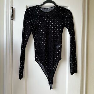 Zara polka dot bodysuit